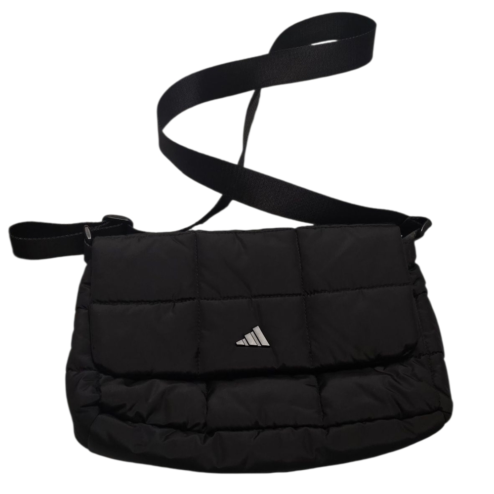 ADIDAS Black Quilted Crossbody Bag